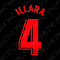 Illara 4 (Official Real Sociedad 2020/21 Away La Liga Name and Number)